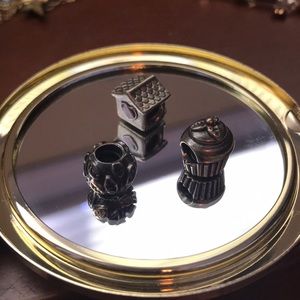 Doghouse, tree of life, cupcake pandora charms